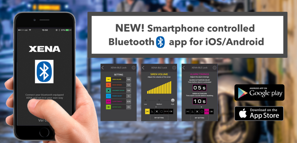bluetooth disc lock